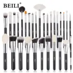 *סט מברשות איפור שיער עיזים מקצועי BEILI* 💄✨