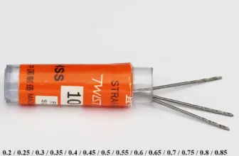*מקדחים מיני מקצועיים HSS – סט 0.2-3mm* 🔧