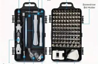 *סט מברגים מקצועי 115 חלקים &#8211; פתרון מושלם לכל תיקון בבית!* 🔧