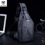 *תיק צד עור יוקרתי BULLCAPTAIN לגברים – לארגון מושלם בעבודה ובנסיעות* 🧳💼