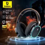 *אוזניות גיימינג אלחוטיות Baseus GH02 עם מיקרופון ותאורת RGB* 🎮🎧