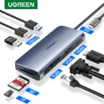 *אדפטר UGREEN USB-C HUB 9-in-1 – פתרון חיבורים מושלם למחשב הנייד!* 🔌💻
