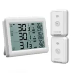 *מד חום דיגיטלי אלחוטי למקרר ולפריזר ORIA – עם התראה קולית ותאורת רקע* 🧊🌡️