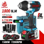 *מפתח ברגים אימפקט חשמלי נטען ONEVAN 1800N.M – מנוע ללא פחמים!* 🔧⚡