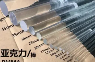 *מוטות אקריליק שקופים עגולים – בכל הקטרים! 🔧✨*