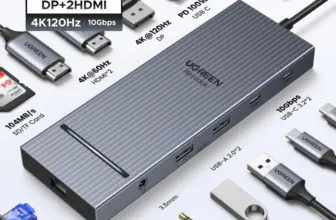 *🌟 רכזת USB מקצועית UGREEN – הפתרון המושלם לחיבור מסכים וציוד היקפי*