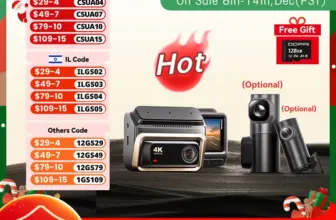 *מצלמת רכב DDPAI Z60 Pro 4K עם GPS מובנה* 🚗📹