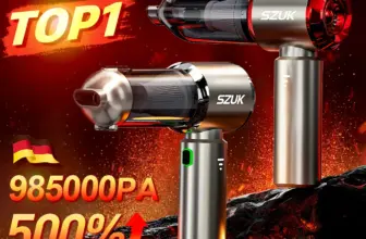 *שואב אבק אלחוטי SZUK C012MAX לרכב ולבית* 🚗🏠