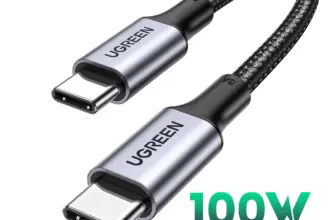 *כבל UGREEN 100W USB-C לטעינה מהירה במיוחד* 🔋⚡