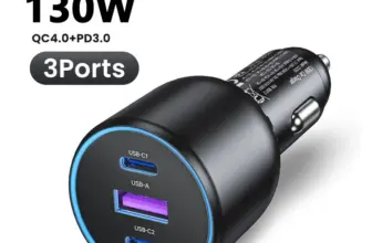 *מטען רכב UGREEN 130W USB-C – המטען האולטימטיבי לנסיעות!* 🚗💨