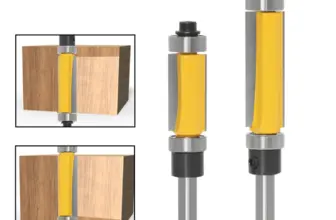 *סכין פרזול מקצועי 6 מ"מ עם מיסבים כפולים – לחיתוכים מושלמים בעץ!* 🪵✨