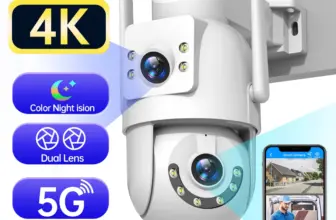 *מצלמת אבטחה חכמה JOOAN 4K עם זום 5X ומעקב AI* 🔍📸