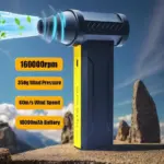 *מאוורר טורבו חשמלי נטען – עוצמה אדירה של 160,000 סיבובים לדקה! 🌪️*