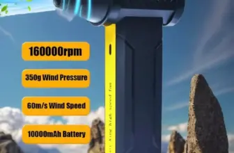 *מאוורר טורבו חשמלי נטען – עוצמה אדירה של 160,000 סיבובים לדקה! 🌪️*