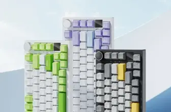 *מקלדת מכנית AJAZZ AK820 עם מסך TFT וחיבור אלחוטי* ⌨️🔥