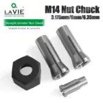 *אום חיבור למכונת חריטה 6mm 1/4 1/8 LAVIE M14* 🔧