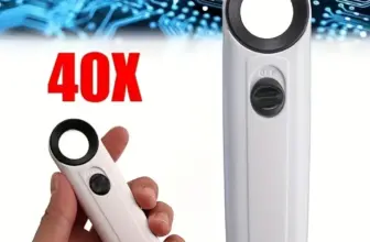 *זכוכית מגדלת יד עם תאורת LED כפולה – 40X הגדלה!* 🔍

⭐⭐⭐⭐⭐ ציון 4.8 מתוך 5