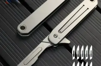 *סכין מתקפל נירוסטה רב שימושי עם מחזיק מפתחות* 🔪✨