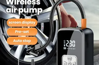 *משאבת אוויר חשמלית לרכב – עם תצוגה דיגיטלית חכמה* 🚗💨