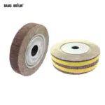 *גלגל ליטוש מקצועי עם דפי שיוף – לעבודות מתכת ועץ!* 🛠️