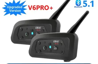 *אוזניית בלוטות' לקסדת אופנוע EJEAS V6 PRO+* 🏍️🔊