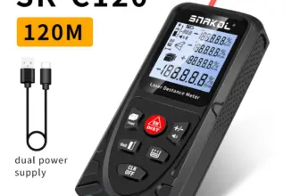 *מד טווח לייזר SNAKOL 120M נטען USB – עוזר להפוך כל מדידה למדויקת!* 📏📱