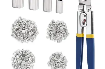 *🔧 מלחץ פרופסיונלי לחוטי פלדה + ערכה מלאה של תופסנים*