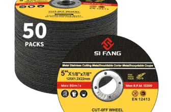 *דיסק חיתוך מתכת 125 מ"מ מחוזק למשחזת זווית* ⚙️🔥