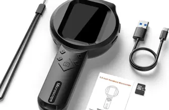 *מיקרוסקופ דיגיטלי עם מסך IPS 2.8 אינץ' – הגדלה פי 100!* 🔍