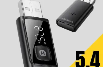 *משדר בלוטות' לרכב מדגם ESSAGER 5.4 עם FM ודיבורית*