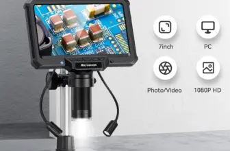 *מיקרוסקופ דיגיטלי 7 אינץ' עם הגדלה פי 1200 לתיקוני אלקטרוניקה* 🔍💻