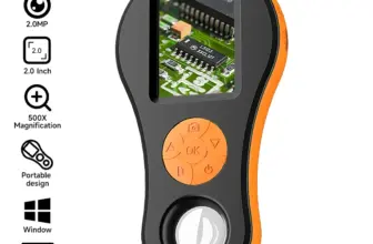 *זכוכית מגדלת דיגיטלית IPS 2.0" עם רזולוציה HD 1080P והגדלה פי 500* 🔍📱