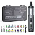 *מברגה חשמלית מיני DELI 4V – ערכה מושלמת עם 33 ביטים* 🔧