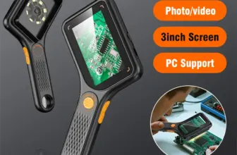 *מיקרוסקופ דיגיטלי USB עם מסך 3 אינץ' ו-500X הגדלה!*