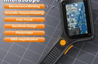*מיקרוסקופ דיגיטלי נייד עם מסך IPS 3.0 אינץ' – 500X הגדלה!* 🔍📱