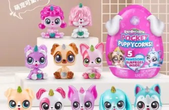 *🐶 כלב מיני מסתורי מסדרת Zuru Rainbocorns – קישוט שולחן עבודה מקסים!*