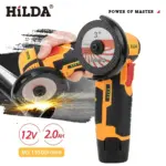 *משחזת זווית אלחוטית HILDA 12V עם סוללת ליתיום – מכשיר עבודה מושלם למשרד ולבית* 🔧✨