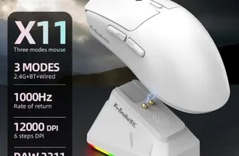 *עכבר גיימינג מקצועי X11 עם טכנולוגיית PAW3311 וטעינה מגנטית* 🖱️✨