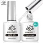*⚡ ג'ל בסיס וטופ קוט BORN PRETTY – המניקור הביתי שנשאר לשבועות!*