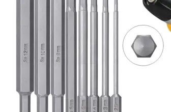 *🔧 סט מפתחות אלן מגנטיים למברגה חשמלית – SAE ומטרי*