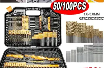 *🔧 סט מקדחים מצופים טיטניום HSS – 50/100 יחידות! 🔥*