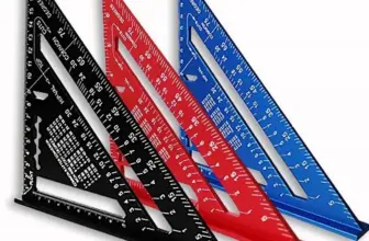 *סרגל משולש אלומיניום 7 אינץ' – כלי המדידה המקצועי לנגרות ובניה* 🔺📐