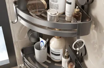 *מדפים חכמים לארגון מוצרי אמבטיה – בלי קדיחה!* 🚿🧴