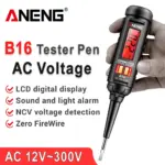 *עט מדידה חכם ANENG B16 – גלאי מתח ללא מגע 12V-300V* ⚡