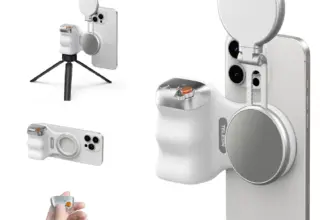 *ידית אחיזה מגנטית לסמארטפון עם שלט רחוק לצילום מקצועי* 📱🔍