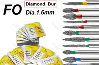 *מקדחי יהלום דנטליים איכותיים – סט 10 יח' לשימוש מקצועי* 🦷✨