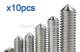 *סט 10 ברגי אלן קוניים מנירוסטה 304 במגוון מידות* 🔧🔩