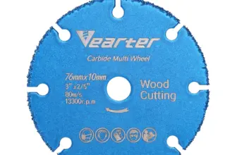 *דיסק חיתוך עץ מקצועי לזווית 76 מ"מ – קרביד מושחל בוואקום* 🪚