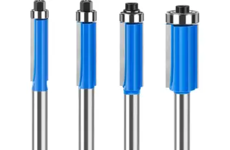 *סט פרזולים מקצועיים עם מסבים כפולים 8mm – לגימור מושלם בעבודות עץ* 🪵🔧