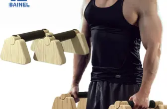 *ידיות עץ מהודרות לתרגילי כח – Pull Up Stand Handles* 🏋️‍♂️🔝